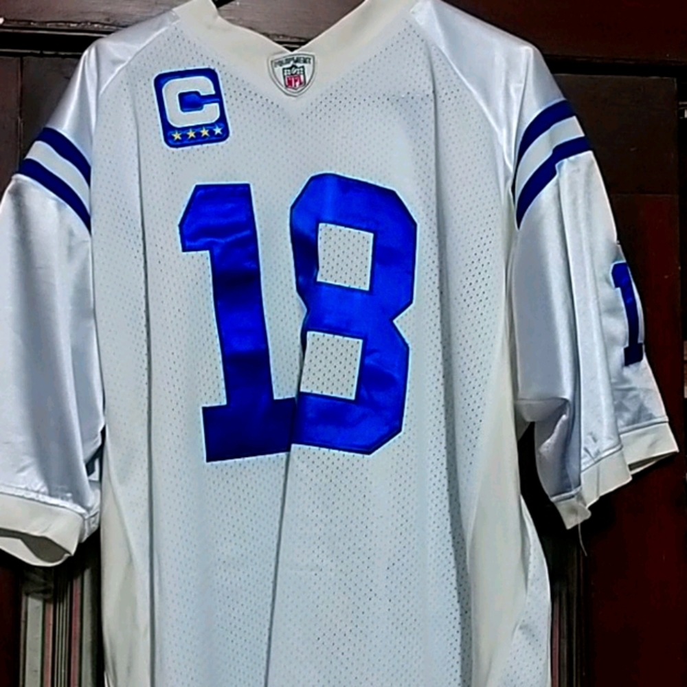 NFL Indiana Colts #18 Peyton Manning Men's Jersey